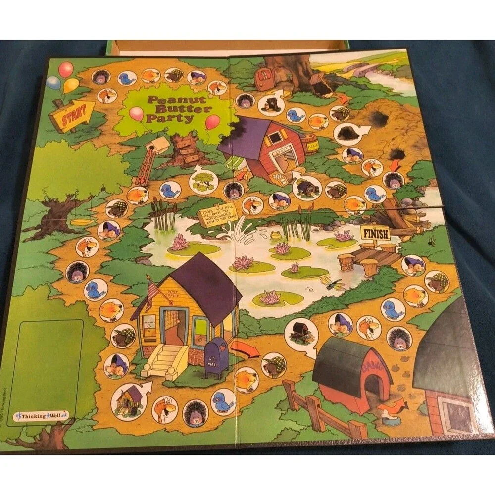 1990 Peanut Butter Party A Think N Play Game By Thinking Well 99% Complete